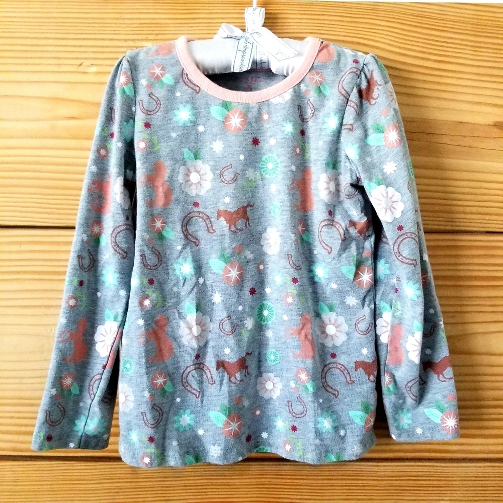 [Young & Awesome] Horse Patterned Tee